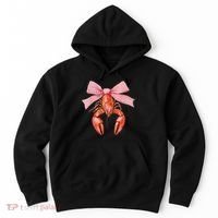 Crawfish Coquette Bow Crawfish Boil Lobster Cajun  Hoodie thumb 0