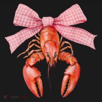 Crawfish Coquette Bow Crawfish Boil Lobster Cajun  Long Sleeve Shirt thumb 2