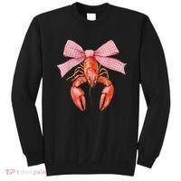 Crawfish Coquette Bow Crawfish Boil Lobster Cajun  Sweatshirt thumb 0