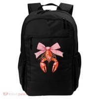 Crawfish Coquette Bow Crawfish Boil Lobster Cajun  Backpack thumb 0