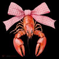 Crawfish Coquette Bow Crawfish Boil Lobster Cajun  Women's Hoodie thumb 2
