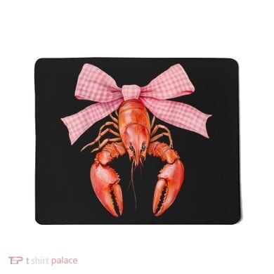 Crawfish Coquette Bow Crawfish Boil Lobster Cajun  Mousepad
