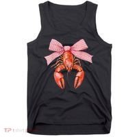 Crawfish Coquette Bow Crawfish Boil Lobster Cajun  Tank Top thumb 0
