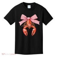 Crawfish Coquette Bow Crawfish Boil Lobster Cajun  Kids T-Shirt thumb 0