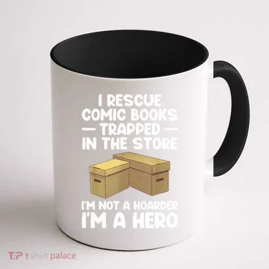 Cool Comic Book Comic Book Collector Coffee Mug back