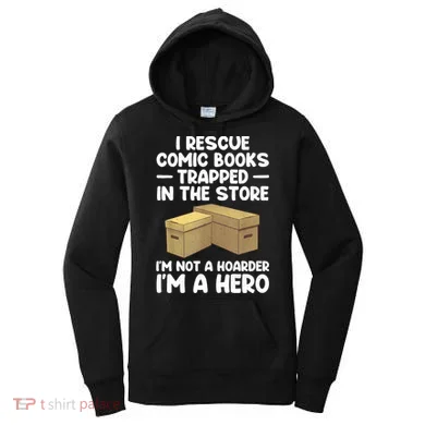 Cool Comic Book Comic Book Collector Women's Hoodie