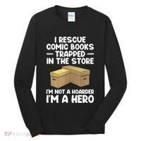 Cool Comic Book Comic Book Collector Tall Long Sleeve Shirt thumb 0