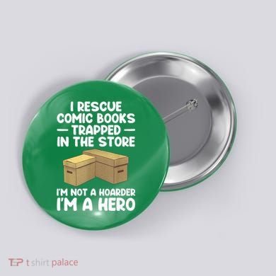 Cool Comic Book Comic Book Collector Button