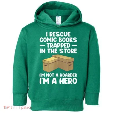 Cool Comic Book Comic Book Collector Toddler Hoodie