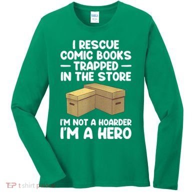 Cool Comic Book Comic Book Collector Women's Long Sleeve Shirt