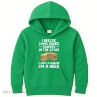 Cool Comic Book Comic Book Collector Kids Hoodie thumb 0
