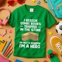 Cool Comic Book Comic Book Collector Kids T-Shirt thumb 3