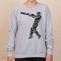 Cricketer Cricketing Bat And Ball Sport Retro Cricket Player Women's Sweatshirt thumb 0
