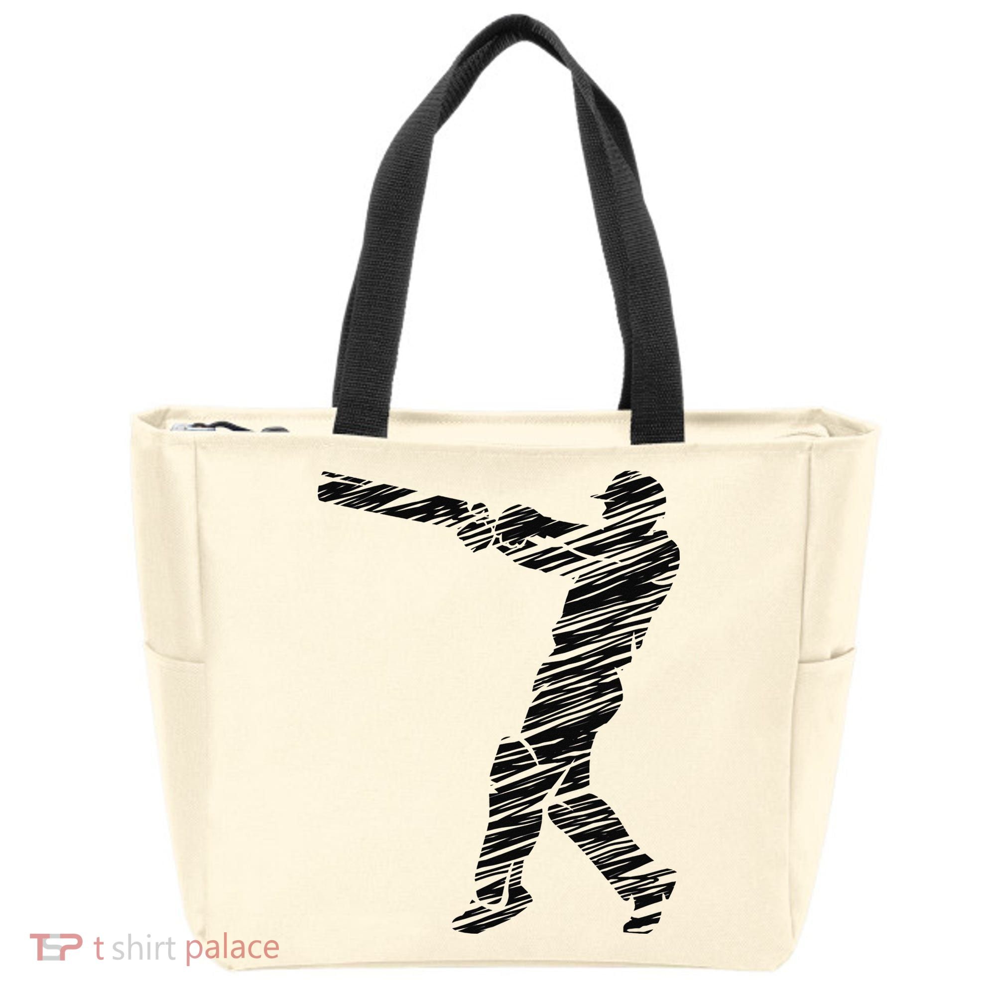 Cricketer Cricketing Bat And Ball Sport Retro Cricket Player Tote Bag