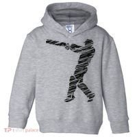 Cricketer Cricketing Bat And Ball Sport Retro Cricket Player Toddler Hoodie thumb 0