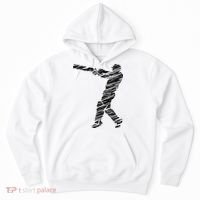 Cricketer Cricketing Bat And Ball Sport Retro Cricket Player Hoodie thumb 0