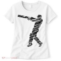 Cricketer Cricketing Bat And Ball Sport Retro Cricket Player Women's T-Shirt thumb 0