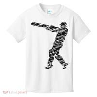Cricketer Cricketing Bat And Ball Sport Retro Cricket Player Kids T-Shirt thumb 0