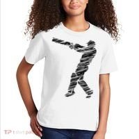 Cricketer Cricketing Bat And Ball Sport Retro Cricket Player Kids T-Shirt thumb 2