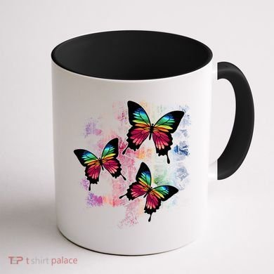 Colorful Cute Butterfly Gift Butterflies Gift Coffee Mug back