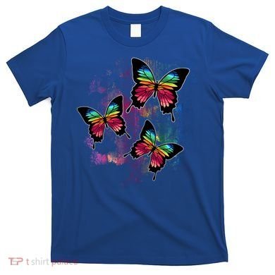 Colorful Cute Butterfly Gift Butterflies Gift T-Shirt