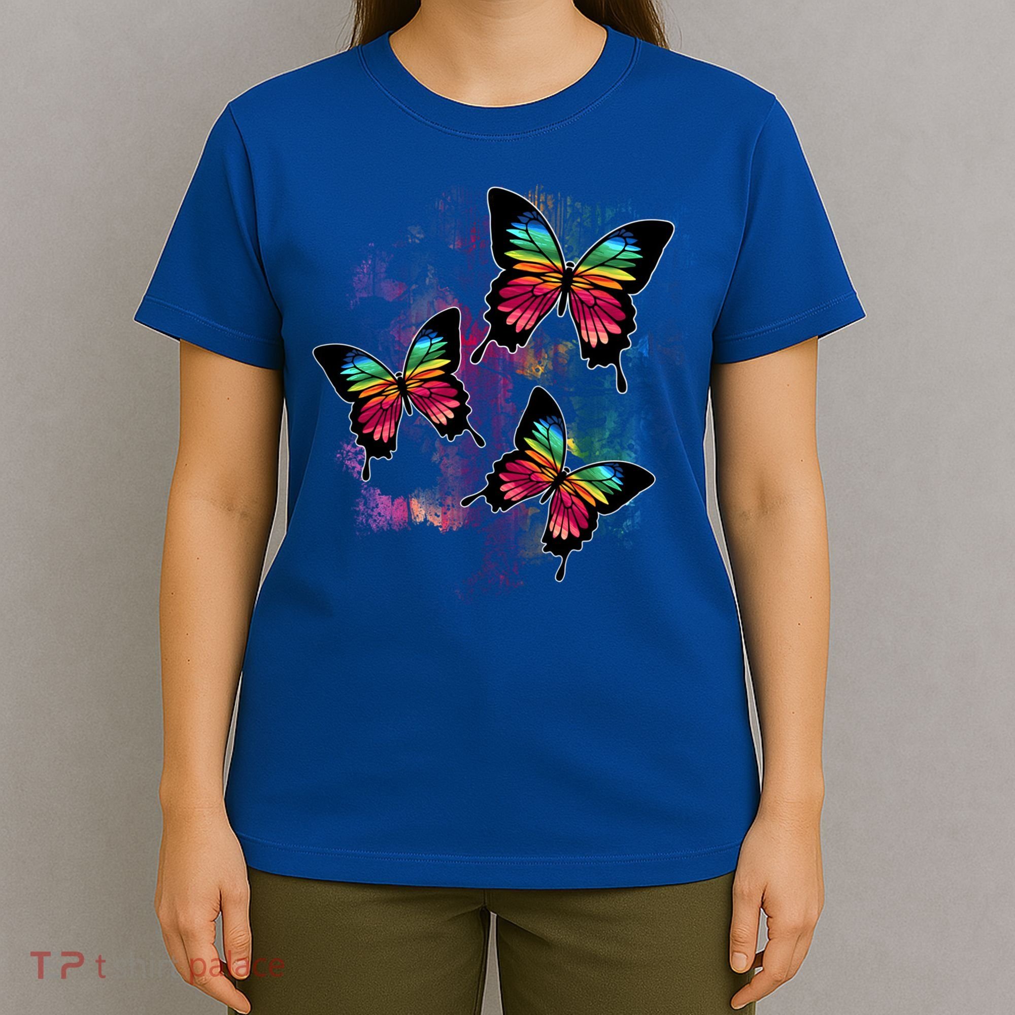 Colorful Cute Butterfly Gift Butterflies Gift T-Shirt