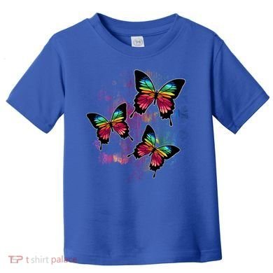 Colorful Cute Butterfly Gift Butterflies Gift Toddler T-Shirt