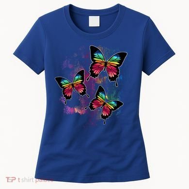 Colorful Cute Butterfly Gift Butterflies Gift Women's T-Shirt