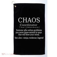 Chaos Coordinator Boss Women Lady Professional Day Golf Towel thumb 0