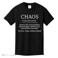 Chaos Coordinator Boss Women Lady Professional Day Kids T-Shirt thumb 0