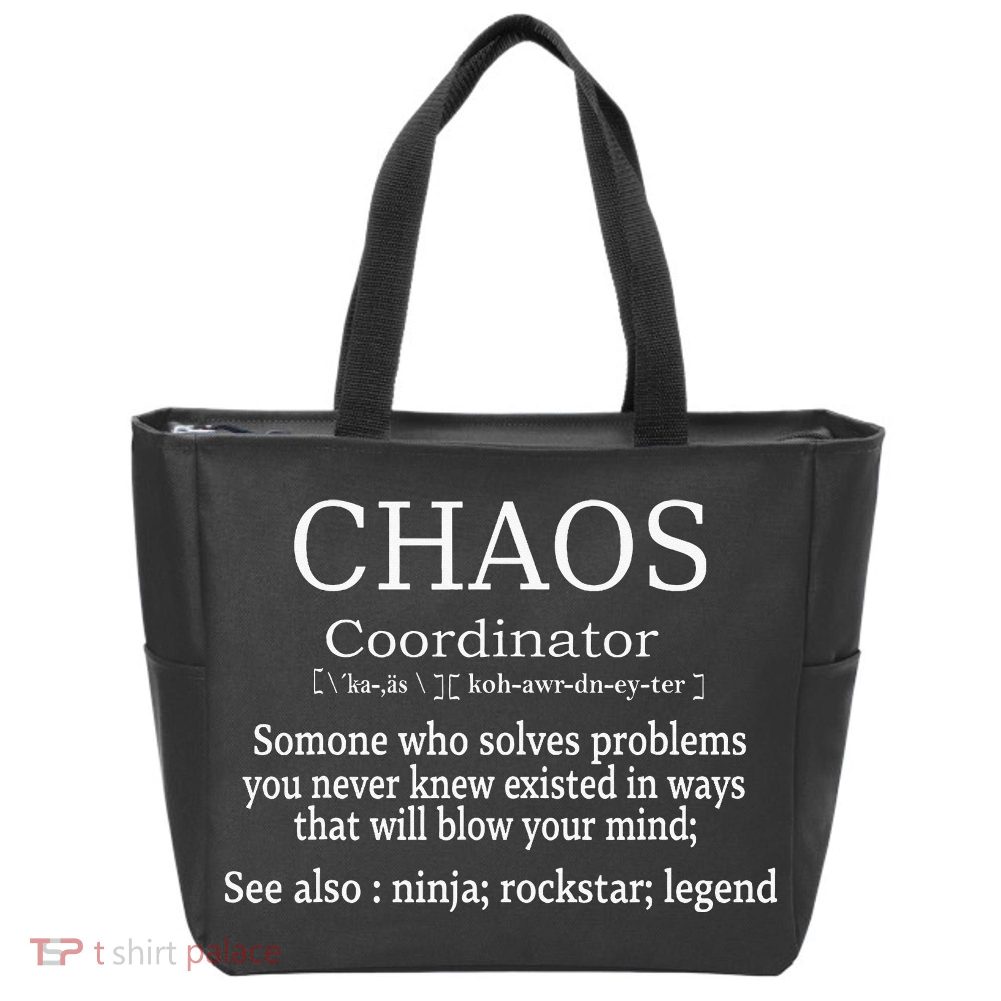 Chaos Coordinator Boss Women Lady Professional Day Tote Bag