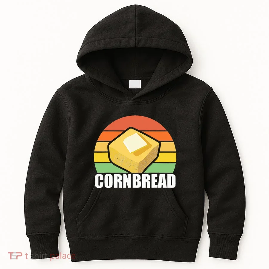 Cornbread Corn Bread Baking Thanksgiving Redneck South Usa Kids Hoodie