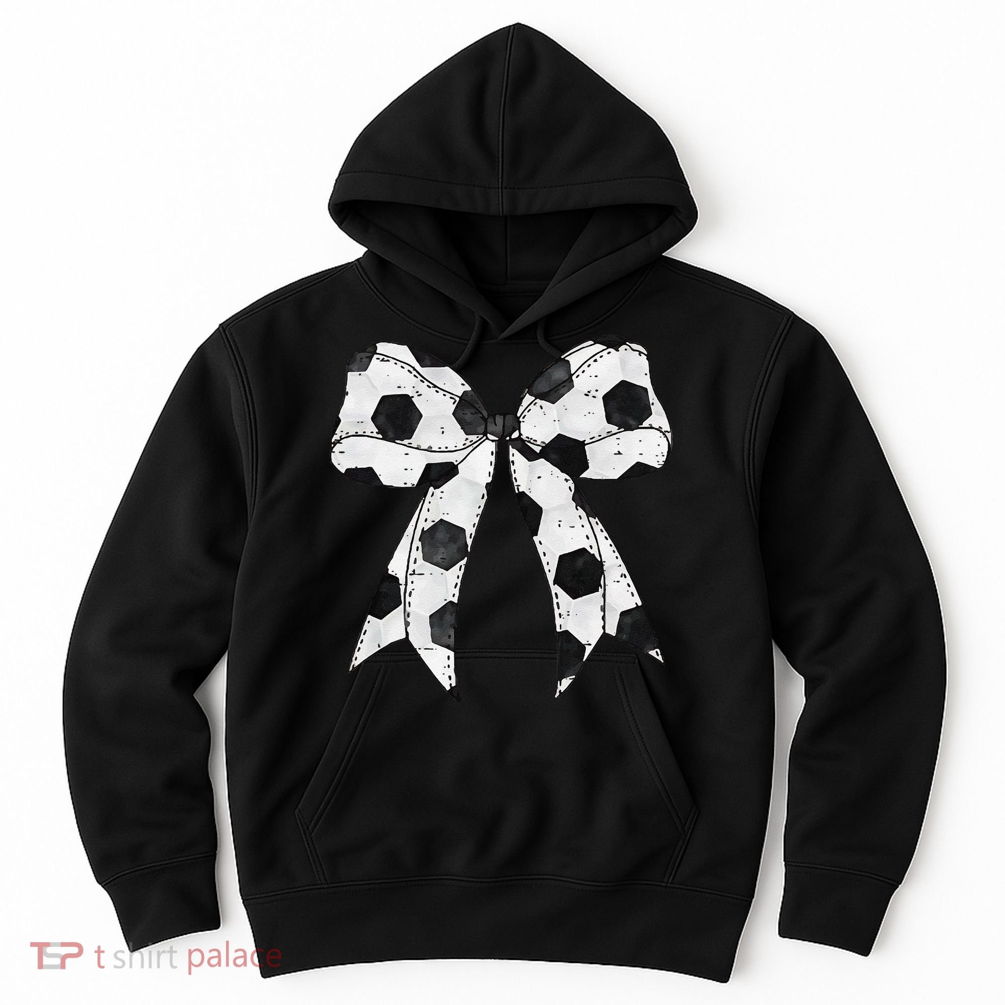 Cute Coquette Bow Funny Game Day Soccer Mom Life Team Sports Gift Hoodie