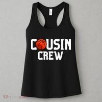 Cousin Crew Basketball Squad Family Friends Basketball Women's Tank Top thumb 3
