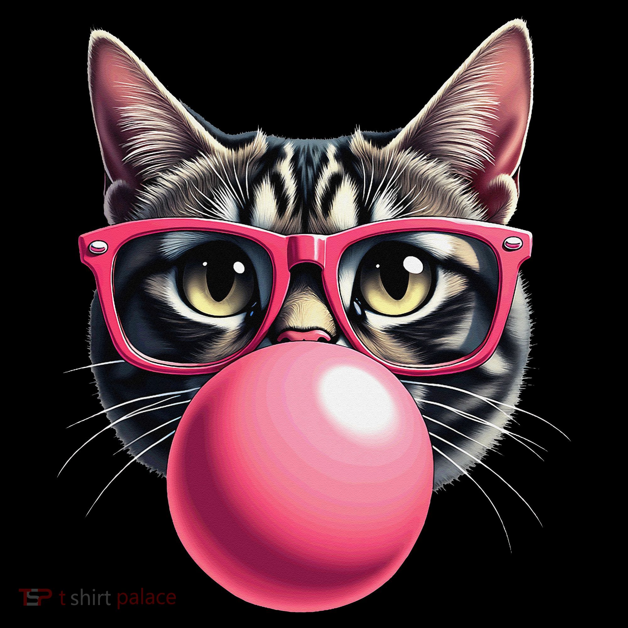 Cute Cat Blowing Bubble Gum Coffee Mug