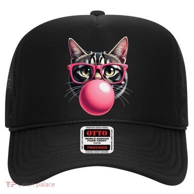 Cute Cat Blowing Bubble Gum Hat