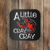 Cajun Crawfish Boil Party A Little Cray Mardi Gras Southern Coaster thumb 0