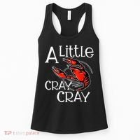 Cajun Crawfish Boil Party A Little Cray Mardi Gras Southern Women's Tank Top thumb 0