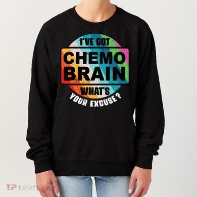 Cancer Chemo Brain Retro Awareness Women's Sweatshirt