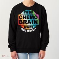 Cancer Chemo Brain Retro Awareness Women's Sweatshirt thumb 0