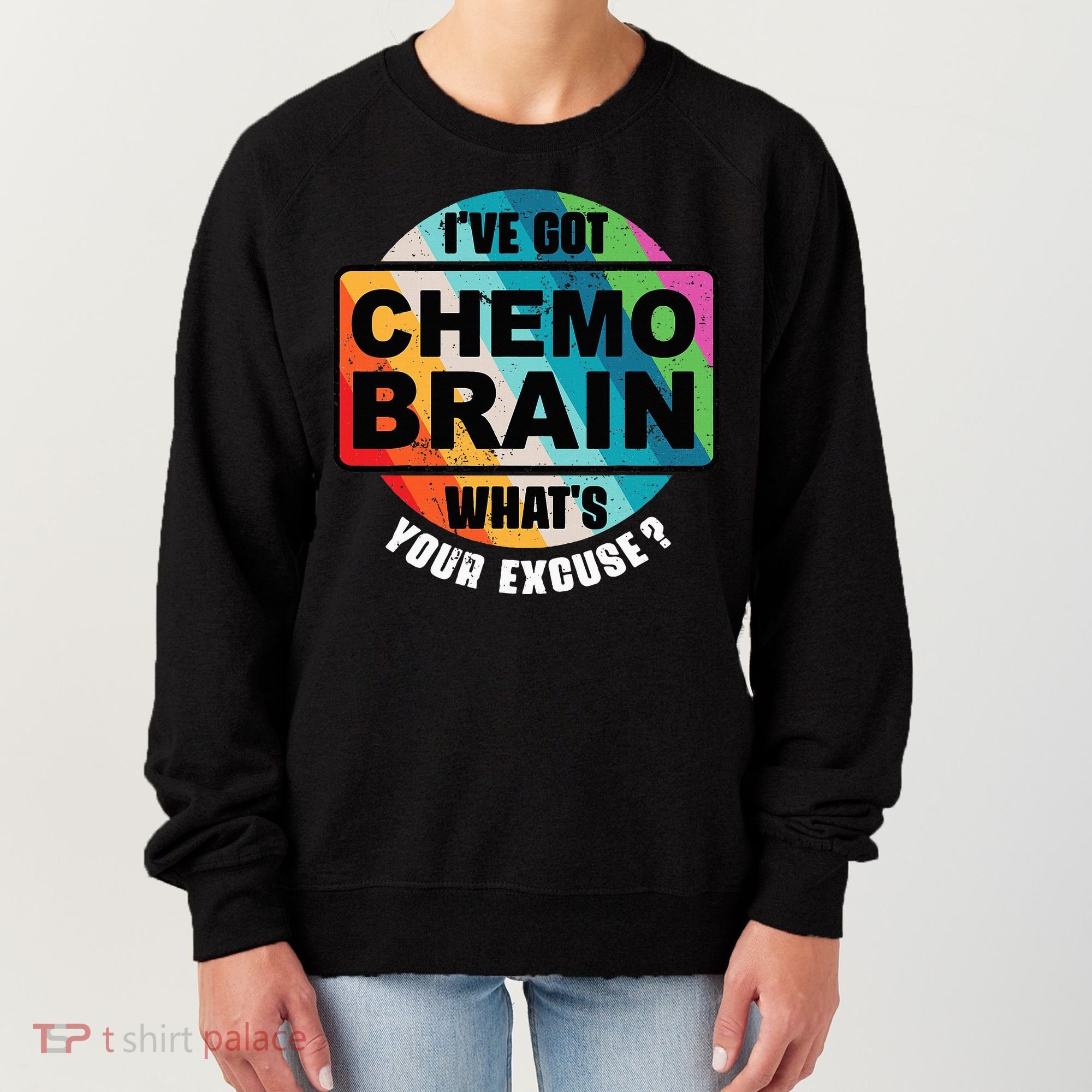 Cancer Chemo Brain Retro Awareness Women's Sweatshirt