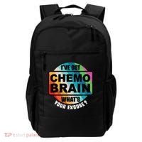 Cancer Chemo Brain Retro Awareness Backpack thumb 0