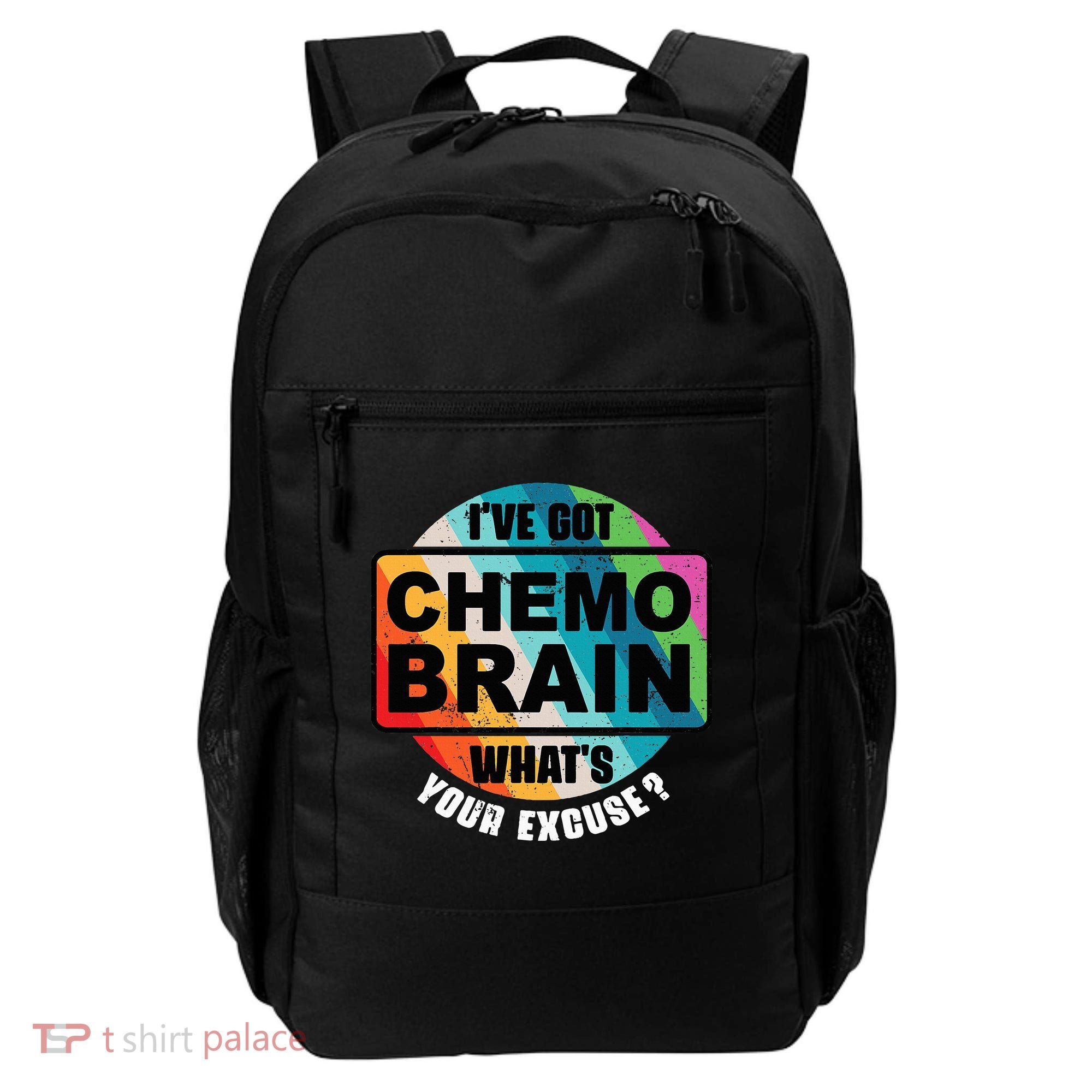 Cancer Chemo Brain Retro Awareness Backpack