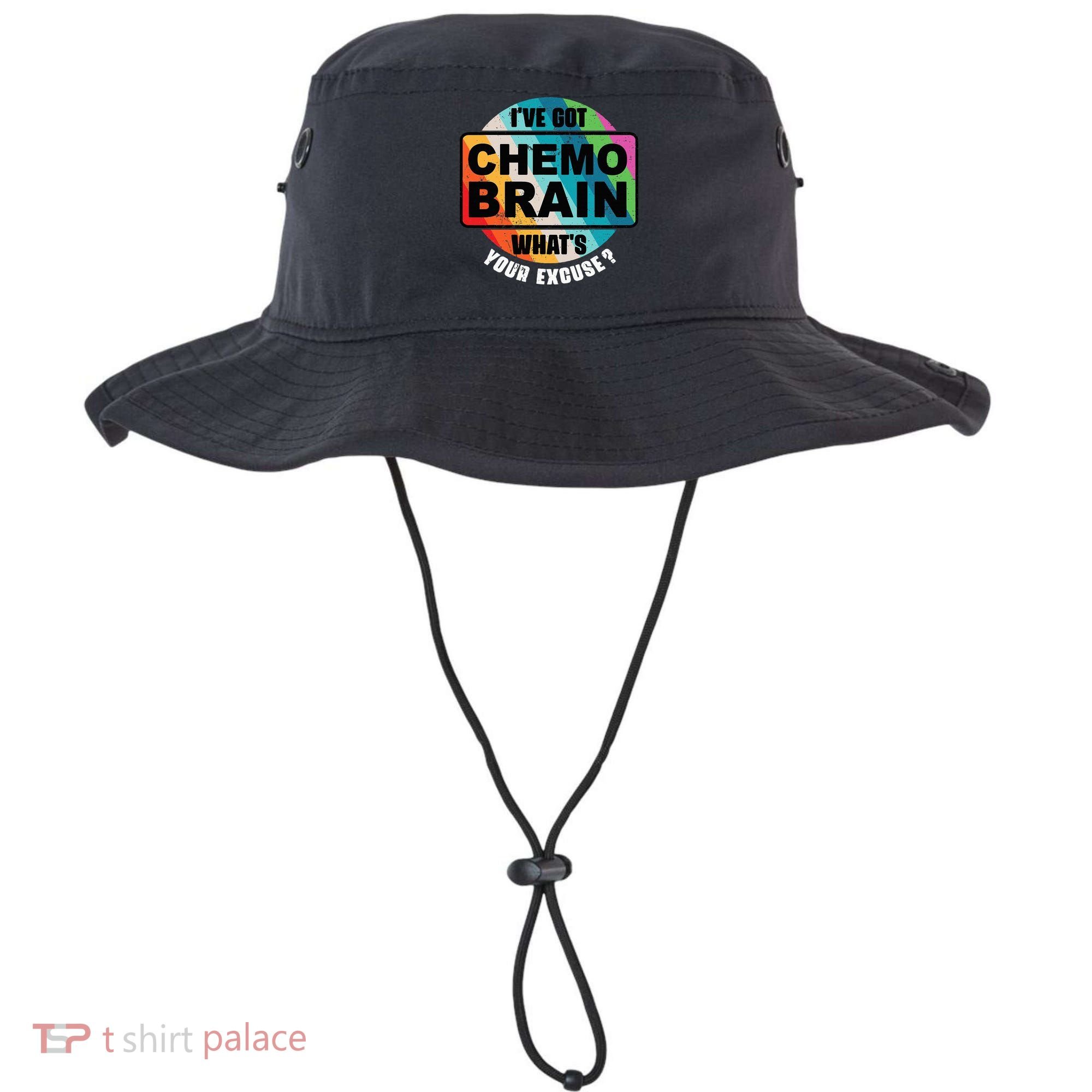 Cancer Chemo Brain Retro Awareness Bucket Hat