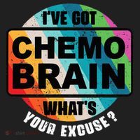 Cancer Chemo Brain Retro Awareness Beanie thumb 2