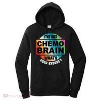 Cancer Chemo Brain Retro Awareness Women's Hoodie thumb 0