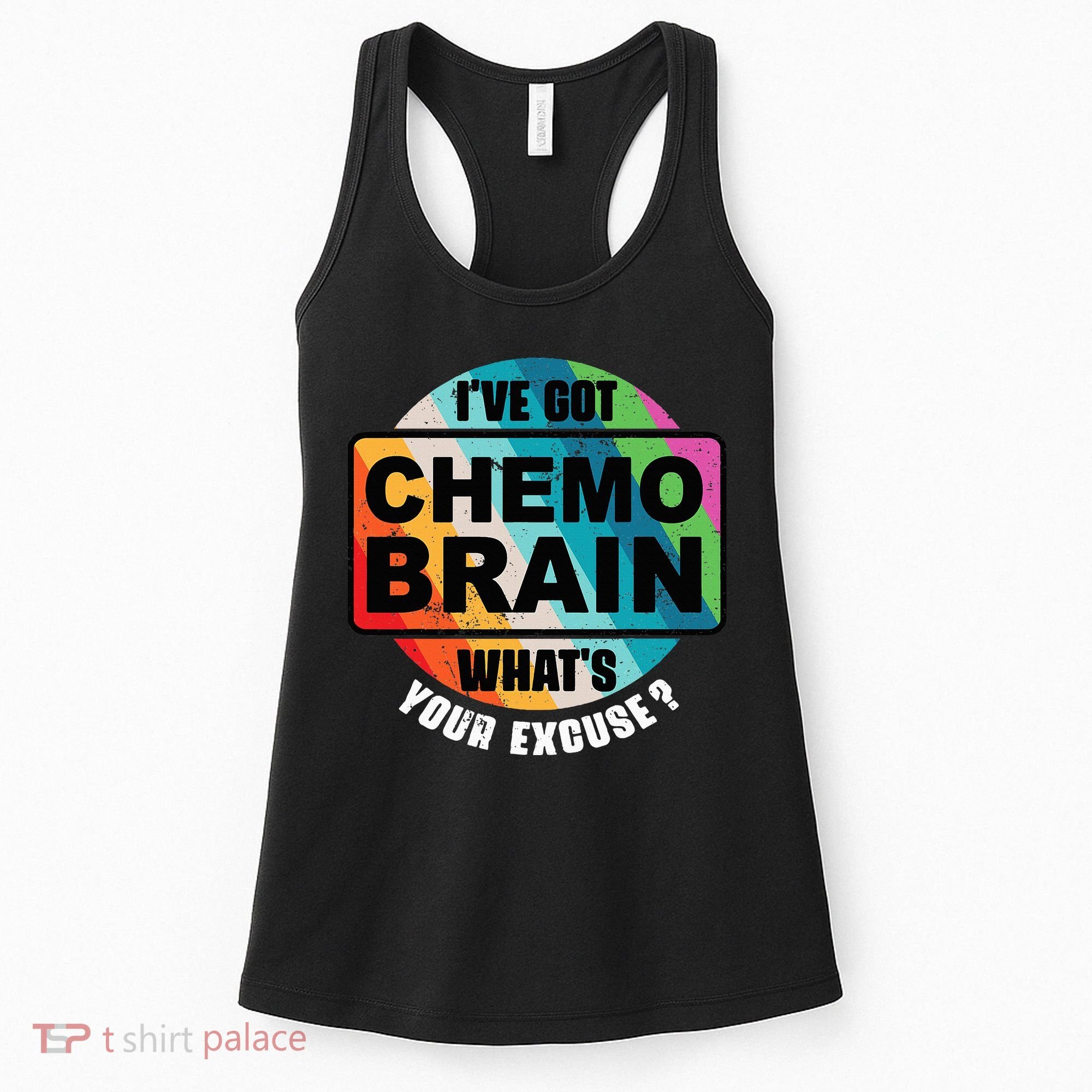 Cancer Chemo Brain Retro Awareness Women's Tank Top
