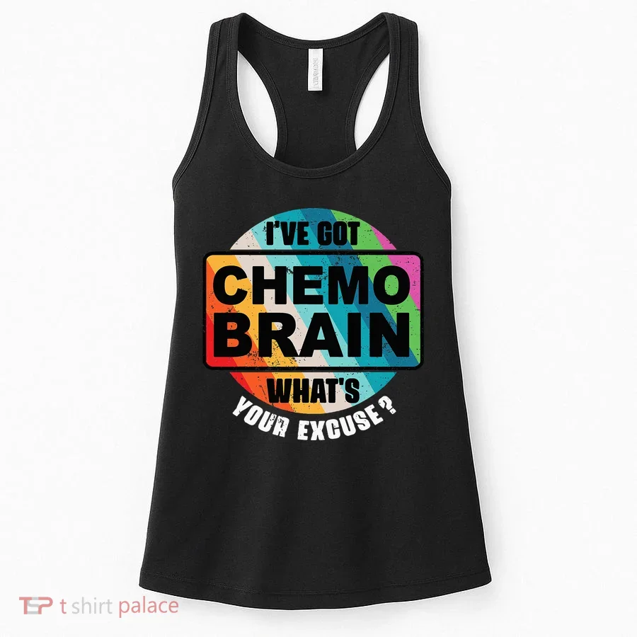 Cancer Chemo Brain Retro Awareness Women's Tank Top