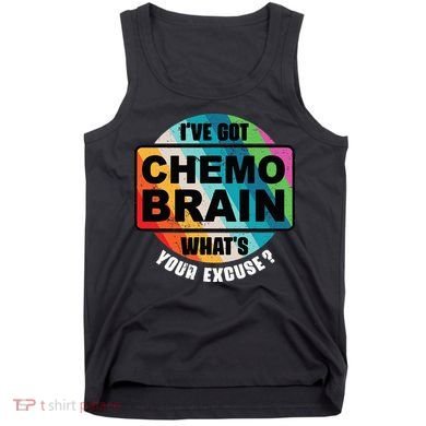 Cancer Chemo Brain Retro Awareness Tank Top