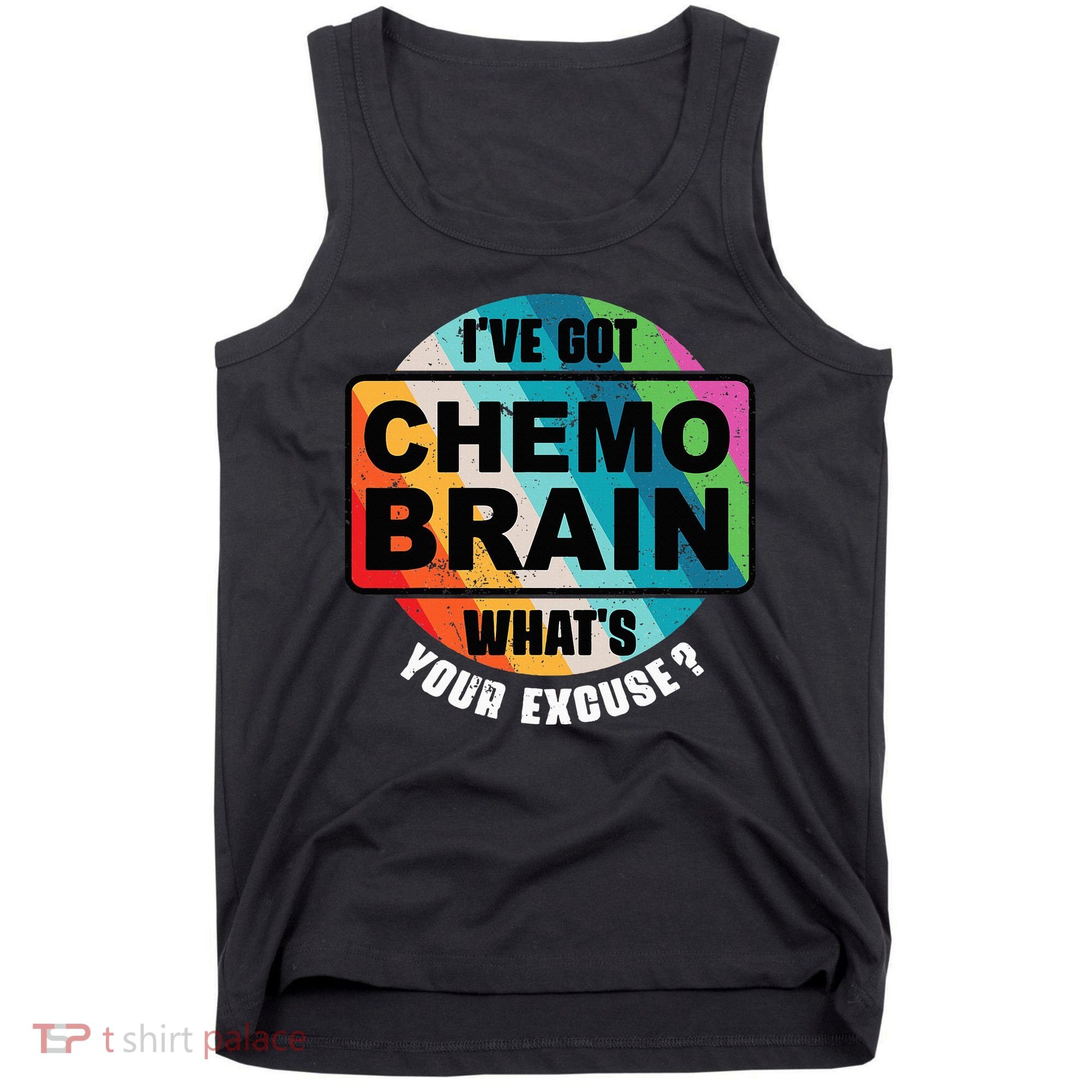 Cancer Chemo Brain Retro Awareness Tank Top